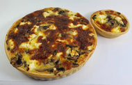 Mushroom & Feta Quiche