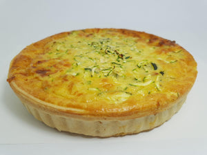 Zucchini and Onion Quiche