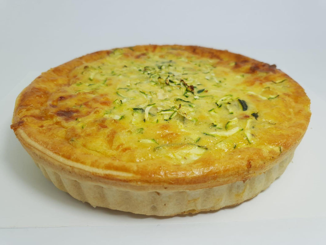 Zucchini and Onion Quiche