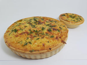 Pumpkin and Spinach Quiche